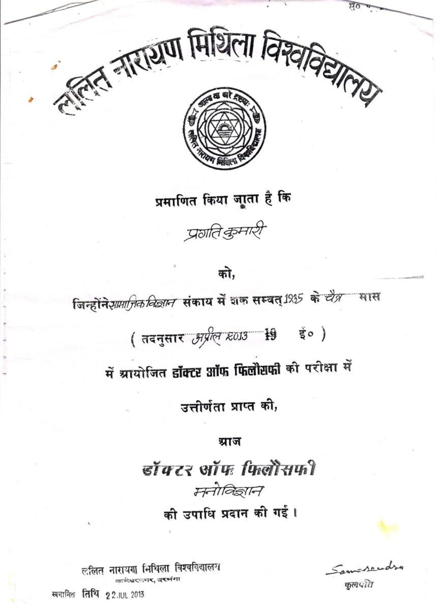 Dr. Pragati Kumari